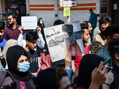 Manifestation antigouvernementale à Nasiriyah, dans le sud de l'Irak, le 1er mars 2020 - Asaad NIAZI [AFP]