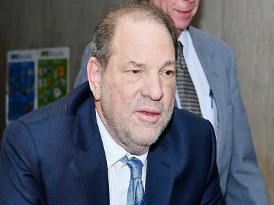 Harvey Weinstein à son arrivée au tribunal pénal de Manhattan, le 24 février - Angela Weiss [AFP/Archives]