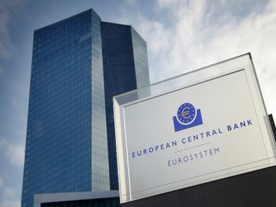 La BCE a promis des mesures "appropriées", et surtout "ciblées", face à l'épidémie - Daniel ROLAND [AFP/Archives]