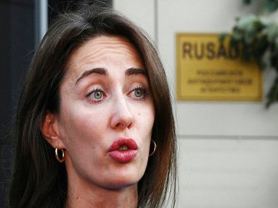 Margarita Pakhnotskaya, vice-présidente de l'Agence russe antidopage (Rusada), à Moscou, le 20 septembre 2018 - Kirill KUDRYAVTSEV [AFP/Archives]
