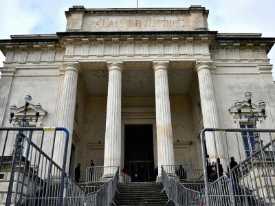 lLe palais de justice de Saintes (Charente-Maritime) le 12 mars 2020 - GEORGES GOBET [AFP]
