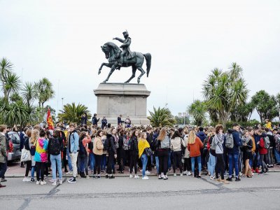 Par mesure de précaution, la marche pour le climat prévue le samedi 14 mars à Cherbourg-en-Cotentin a été annulée ce vendredi 13 mars par les organisateurs, par mesure de précaution liée au coronavirus. - Jean-Christophe Gosselin