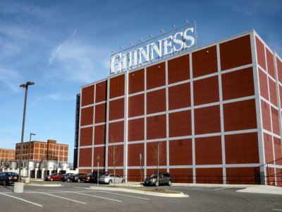 La maison-mère de Guinness, Diageo, a investi 90 millions de dollars dans l'aménagement du site - Sébastien DUVAL [AFP]