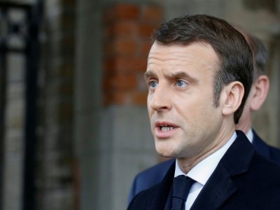 Emmanuel Macron le 15 mars 2020 au Touquet - PASCAL ROSSIGNOL [POOL/AFP]
