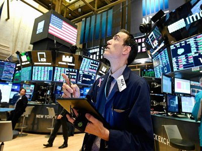 La Bourse de New York à la clôture le 17 mars 2020 - Johannes EISELE [AFP]