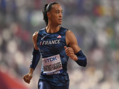 Le Français Pascal Martinot-Lagarde après les séries du 110 m haies des Mondiaux d'athlétisme le 30 septembre 2019 à Doha - Jewel SAMAD [AFP/Archives]