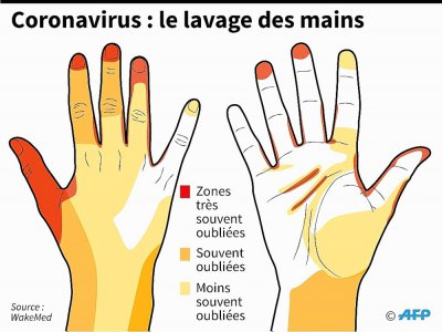 Coronavirus : le lavage des mains - Sophie RAMIS [AFP]