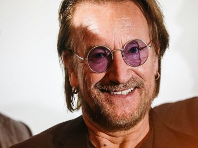Bono en octobre 2019 à Lyon pour un forum - ludovic MARIN [AFP/Archives]