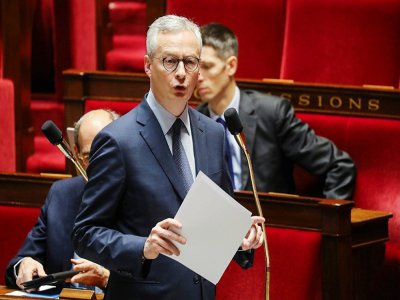 Le ministre de l'Economie Bruno Le Maire à l'Assemblée nationale, à Paris, le 19 mars 2020 - Ludovic MARIN [POOL/AFP]