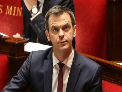 Le ministre de la Santé, Olivier Véran, à l'Assemblée nationale, le 21 mars 2020 à Paris - Ludovic MARIN [POOL/AFP/Archives]