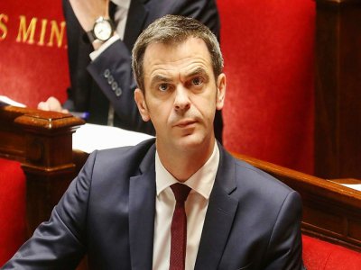 Le ministre de la Santé, Olivier Véran, à l'Assemblée nationale, le 21 mars 2020 à Paris - Ludovic MARIN [POOL/AFP/Archives]