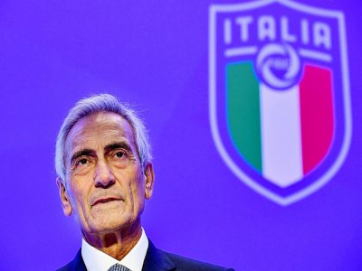 Le président de la Fédération italienne de football Gabriele Gravina - Alberto PIZZOLI [AFP/Archives]