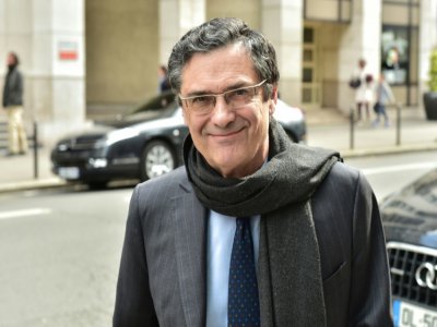 Patrick Devedjian le 2 mai 2017 à Paris - CHRISTOPHE ARCHAMBAULT [AFP/Archives]