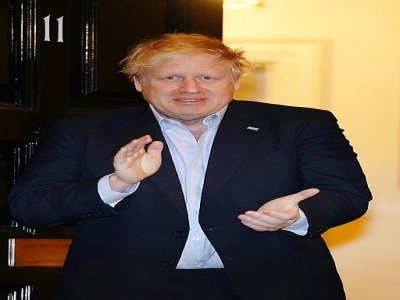 Le Premier ministre britannique Boris Johnson, à Londres le 2 avril 2020 - Pippa FOWLES [10 Downing Street/AFP/Archives]