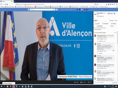 Coronavirus : nouveau Facebook Live du maire d'Alençon ce mardi 7 avril, pour répondre aux questions de ses administrés.