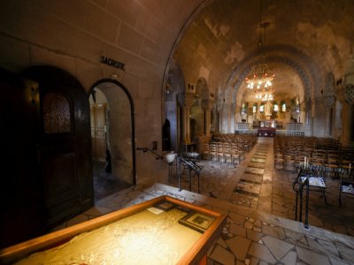 La chapelle de l'ossuaire de Douaumont, le 8 avril 2020 - JEAN-CHRISTOPHE VERHAEGEN [AFP]