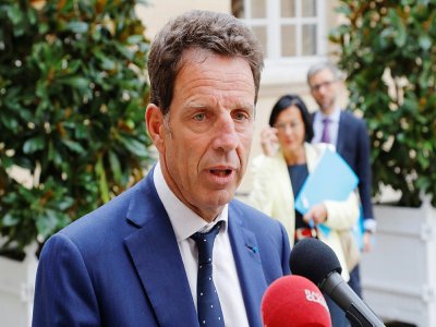 Geoffroy Roux de Bézieux le 5 septembre 2019 à Paris - FRANCOIS GUILLOT [AFP/Archives]
