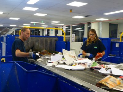 Le centre de tri du Smédar va rouvrir ses portes avec des règles particulières afin d'assurer la sécurité des salariés face au coronavirus. - Archives