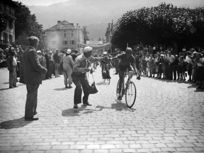 Le cycliste italien Fausto Coppi pendant une étape du Tour de France 1949 - [AFP/Archives]
