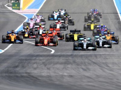 Le départ du Grand Prix de France le 23 juin 2019 sur le circuit Paul Ricard au Castellet (Var) - GERARD JULIEN [AFP/Archives]