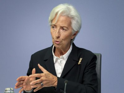 La présidente de la Banque centrale européenne Christine Lagarde le 23 janvier 2020 à Francfort - Daniel ROLAND [AFP/Archives]