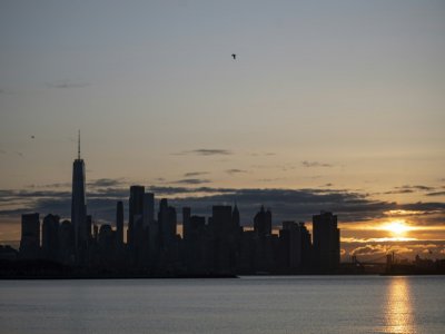 L'île de Manhattan, le 28 avril 2020 à New York - Johannes EISELE [AFP]
