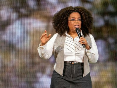 Oprah Winfrey en février 2020 à Dallas, au Texas - SUZANNE CORDEIRO [AFP/Archives]