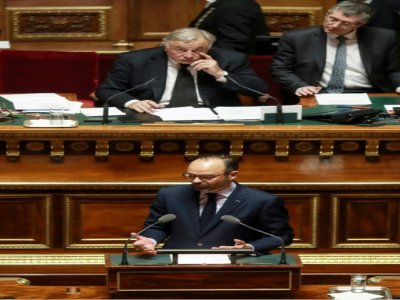 Le Premier ministre  Edouard Philippe au Sénat, le 6 décembre 2018 - JACQUES DEMARTHON [AFP/Archives]
