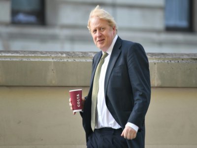 Le Premier ministre britannique Boris Johnson, à Londres le 6 mai 2020 - DANIEL LEAL-OLIVAS [AFP]