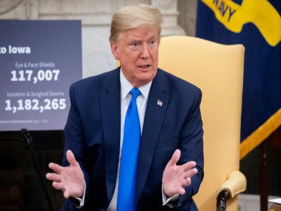 Donald Trump à Washington, le 6 mai 2020 - SAUL LOEB [AFP]