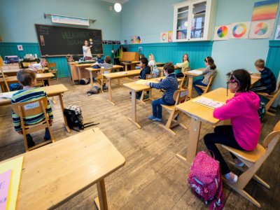 Une école à Oslo le 27 avril 2020 - Heiko Junge [NTB Scanpix/AFP/Archives]