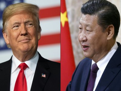 Le président américain Donald Trump et son homologue chinois Xi Jinping - Jim WATSON, PETER KLAUNZER [AFP]