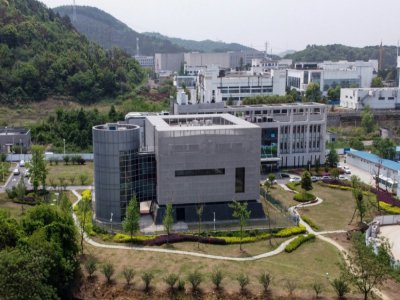 Le laboratoire P4 de l'Institut de virologie de Wuhan, le 17 avril 2020 en Chine - Hector RETAMAL [AFP/Archives]