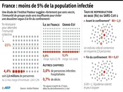 France: moins de 5% de la population infectée - [AFP]