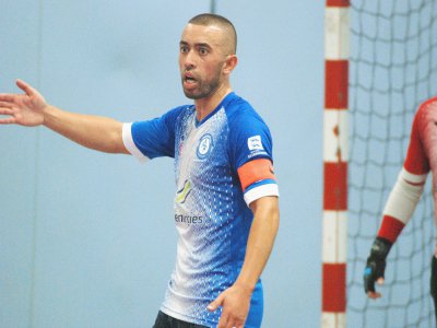 Samir Alla (Hérouville Futsal) monte en D1 avec son club. - Aurélien Renault
