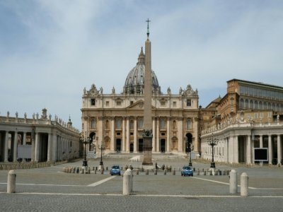 La basilique Saint-Pierre au Vatican, le 17 mai 2020 - Andreas SOLARO [AFP]