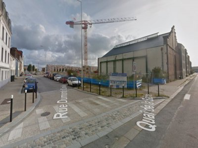Les quartiers sud du Havre poursuivent leur développement. À côté du Hangar 0 va voir le jour un campus sportif et une maison médicale. - Google Street View