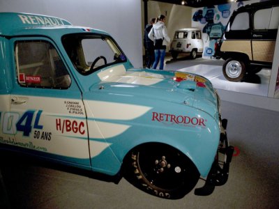 Les 50 ans de Renault 4L fêtés au Musée national de l'automobile de Mulhouse, le 14 novembre 2011 - SEBASTIEN BOZON [AFP/Archives]