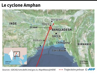 Le cyclone Amphan - Gal ROMA [AFP]