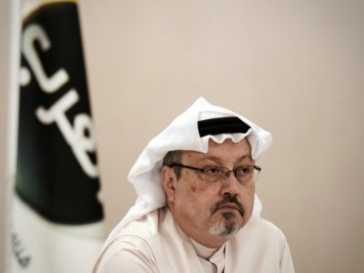 Jamal Khashoggi, le 15 décembre 2014 à Manama au Bahreïn - MOHAMMED AL-SHAIKH [AFP/Archives]