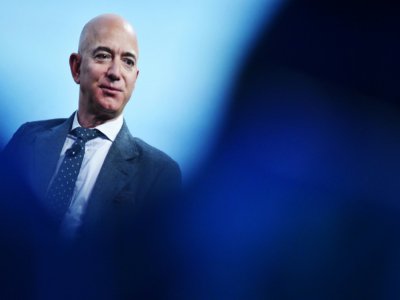 Jeff Bezos patron d'Amazon, le 22 octobre 2019 à Washington DC - MANDEL NGAN [AFP/Archives]