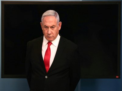 Le Premier ministre israélien à Jérusalem, le 14 mars 2020 - GALI TIBBON [POOL/AFP/Archives]
