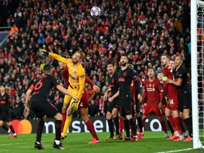 Photo du 8e de finale retour de Ligue des Champions Liverpool-Atlético Madrid disputé devant 52,000 spectateurs le 11 mars 2020 - Paul ELLIS [AFP/Archives]