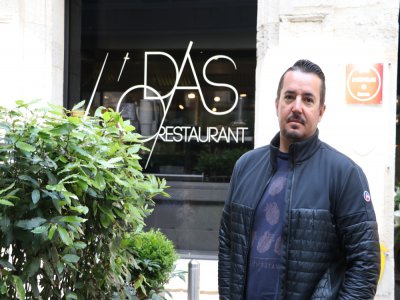 Olivier Da Silva, le chef du restaurant étoilé L'Odas à Rouen, s'est lancé très vite dans la vente à emporter pour maintenir son activité.