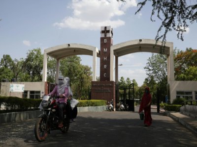 L'entrée du Bhopal Memorial Hospital and Research Centre, le 27 mai 2020 à Bhopal, en Inde - Gagan Nayar [AFP/Archives]