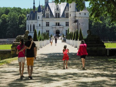 Réouverture du château de Chenonceau, dans le centre de la France, le 31 mai 2019 - GUILLAUME SOUVANT [AFP]