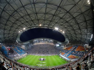 Le Stade Vélodrome le 26 avril 2018 avant la demi-finale aller de Ligue Europa entre l'Olympique de Marseille et le FC Salzbourg - Emmanuel BARRANGUET [AFP/Archives]