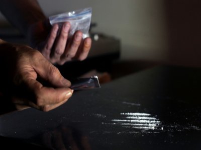 La cocaïne, prête à être consommée, le 29 janvier 2020 à Bogota - Juan Manuel BARRERO [AFP]
