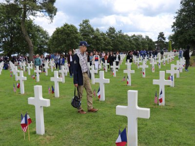 Le public va pouvoir à nouveau visiter le cimetière américain de Colleville-sur-Mer, de 9 heures à 17 heures.