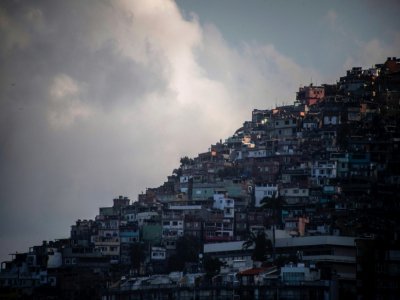 La favela de Vidigal à Rio de Janeiro , au Brésil, le 2 juin 2020 - MAURO PIMENTEL [AFP]